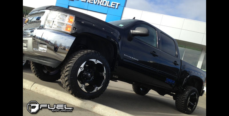  Chevrolet Silverado with Fuel Deep Lip Wheels Havok - D549 