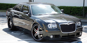 Chrysler 300 with Status Wheels S816 Knight 5