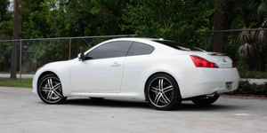 Infiniti G37 with Status Wheels S816 Knight 5