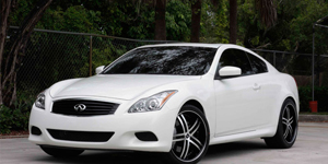 Infiniti G37 with Status Wheels S816 Knight 5