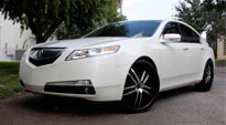 Acura TL with Status Wheels S820 Fang