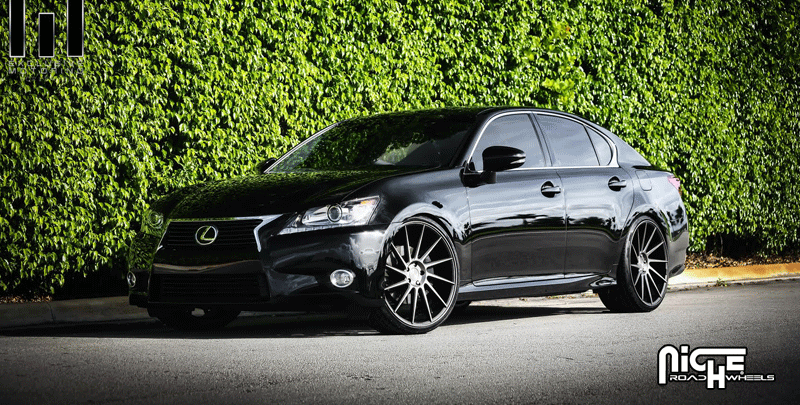  Lexus GS with Niche Sport Series Surge - M114