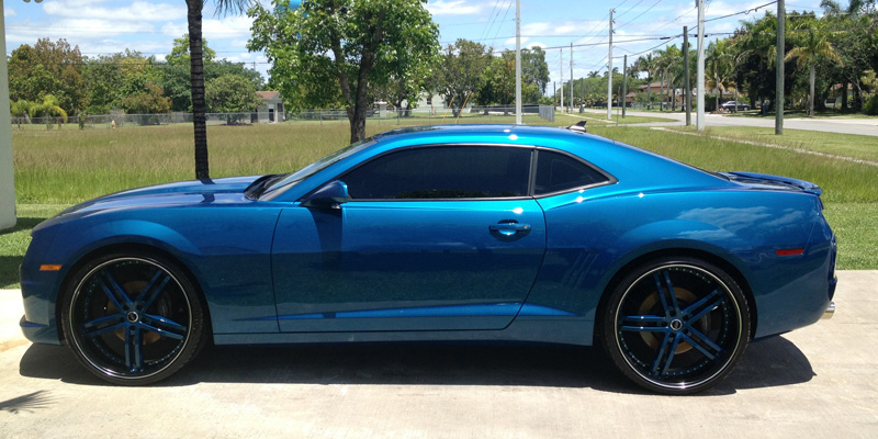  Chevrolet Camaro with Status Wheels S817 Knight 6