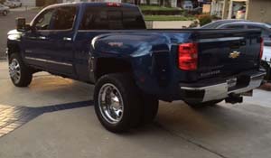 Chevrolet Silverado 3500 HD Dual Rear Wheel with American Force Dually With Adapters Series 05 Holes DRW