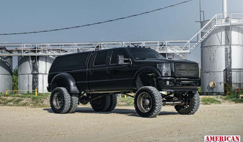 0 Ford F-350 Super Duty Dual Rear Wheel with American Force Super Dually Series 6D07 Camber SD