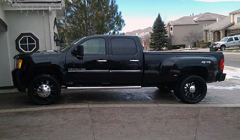 2012 Chevrolet Silverado 3500 HD Dual Rear Wheel with American Force Dually With Adapters Series 05 Holes DRW
