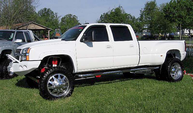 2003 Chevrolet Silverado 3500 HD Dual Rear Wheel with American Force Dually With Adapters Series 11 Independence DRW
