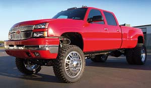 Chevrolet Silverado 3500 HD Dual Rear Wheel with American Force Dually With Adapters Series 9 Liberty DRW