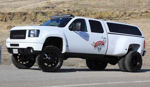 Chevrolet Silverado 3500 HD Dual Rear Wheel with American Force Super Dually Series 611 Independence SD