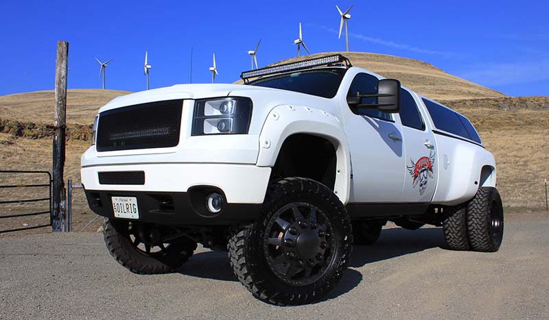 2012 Chevrolet Silverado 3500 HD Dual Rear Wheel with American Force Super Dually Series 611 Independence SD