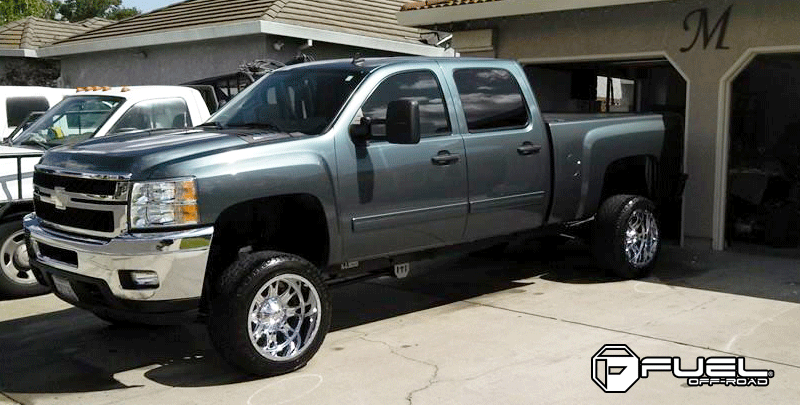  Chevrolet Silverado 1500 HD with Fuel Deep Lip Wheels Throttle - D512 