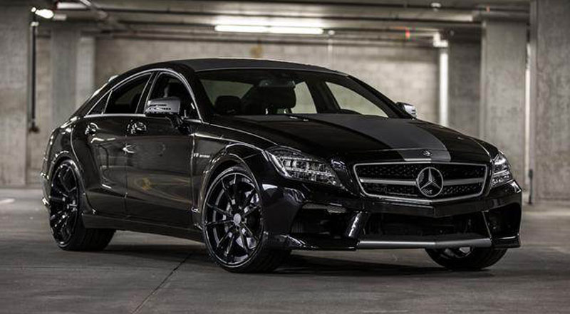 Мерседес банан CLS 63 черный