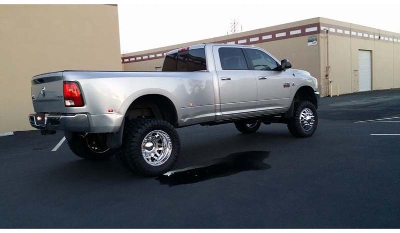 2011 Dodge RAM 3500 Dual Rear Wheel with American Force Dually With Adapters Series 9 Liberty DRW