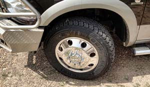 Dodge RAM 3500 Dual Rear Wheel with American Force Dually With Adapters Series 1 Classic DRW