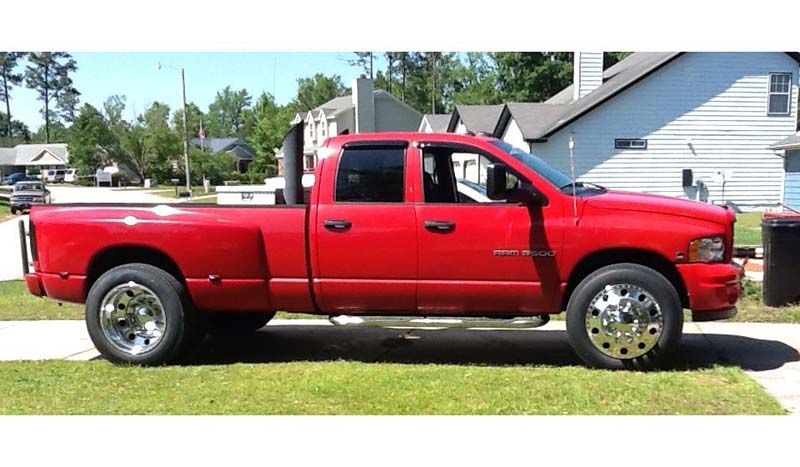2003 Dodge RAM 3500 Dual Rear Wheel with American Force Dually With Adapters Series 1 Classic DRW