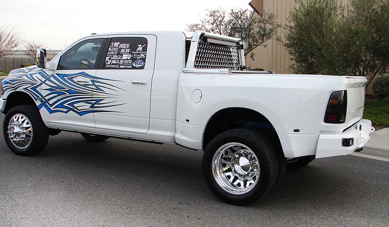 2012 Dodge RAM 3500 Dual Rear Wheel with American Force Dually With Adapters Series 9 Liberty DRW