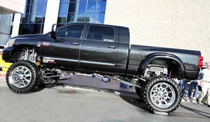 Dodge RAM 3500 Dual Rear Wheel with American Force Dually With Adapters Series 11 Independence DRW