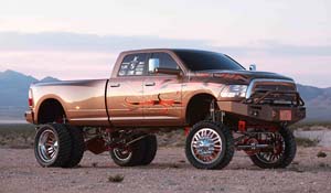 Dodge RAM 3500 Dual Rear Wheel with American Force Dually With Adapters Series 9 Liberty DRW