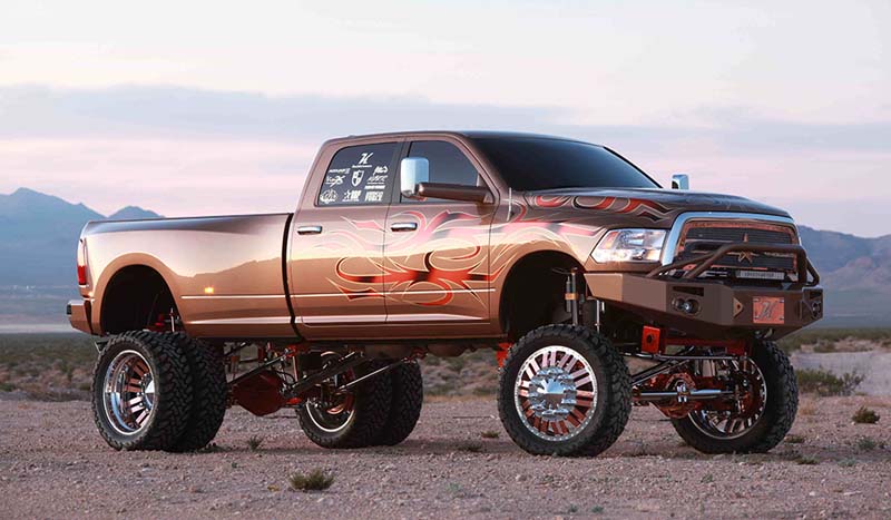 2012 Dodge RAM 3500 Dual Rear Wheel with American Force Dually With Adapters Series 9 Liberty DRW