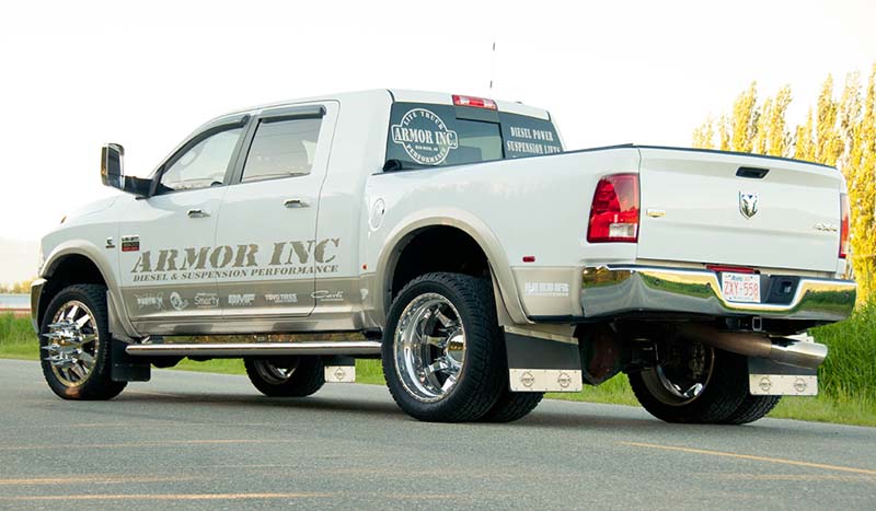 2012 Dodge RAM 3500 Dual Rear Wheel with American Force Dually With Adapters Series 11 Independence DRW