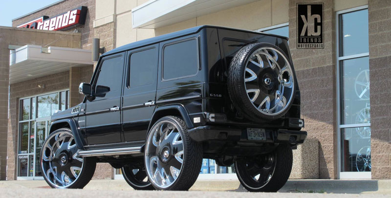  Mercedes-Benz G550 with DUB 1-Piece Bandito - S136 