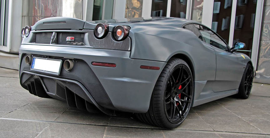White Ferrari F430 Black Rims