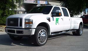 Ford F-350 Super Duty Dual Rear Wheel with American Force Dually With Adapters Series 9 Liberty DRW