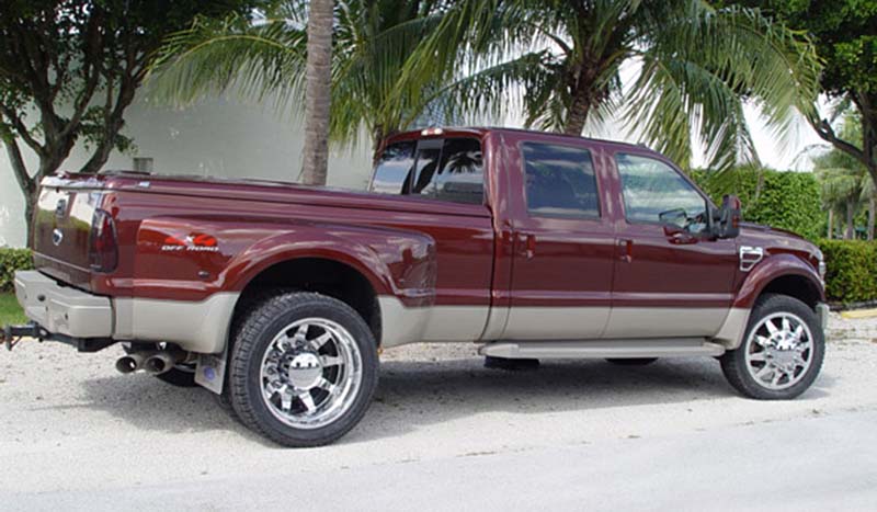2009 Ford F-450 Super Duty Dual Rear Wheel with American Force Dually With Adapters Series 11 Independence DRW