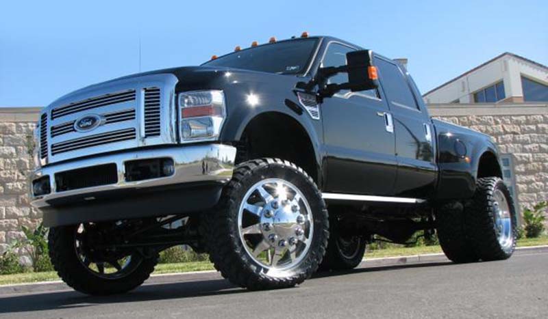 Info Car Ford F 350 Super Duty Dual Rear Wheel On American Force