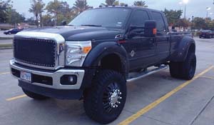 Ford F-450 Super Duty Dual Rear Wheel with American Force Dually With Adapters Series 9 Liberty DRW