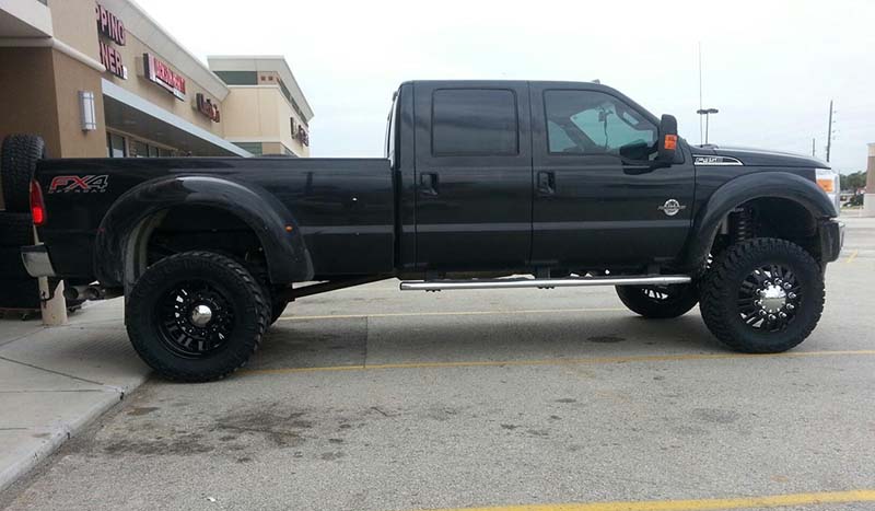 2012 Ford F-450 Super Duty Dual Rear Wheel with American Force Dually With Adapters Series 9 Liberty DRW