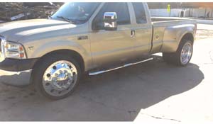 Ford F-350 Super Duty Dual Rear Wheel with American Force Dually With Adapters Series 1 Classic DRW