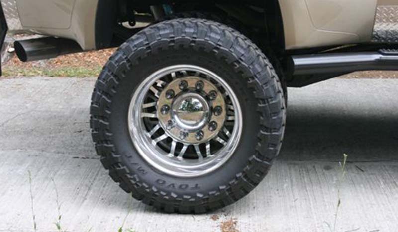 2001 Ford F-350 Super Duty Dual Rear Wheel with American Force Dually With Adapters Series 9 Liberty DRW