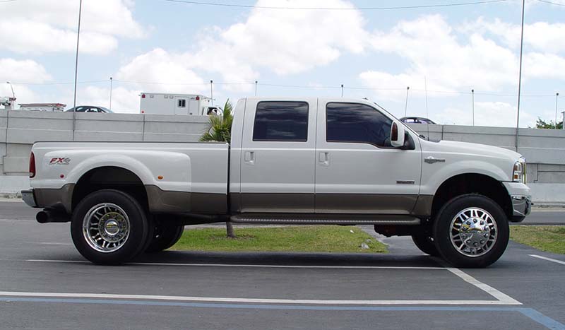 2006 Ford F-350 Super Duty Dual Rear Wheel with American Force Dually With Adapters Series 9 Liberty DRW