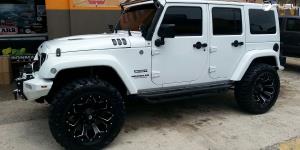 Jeep Wrangler with Fuel 1-Piece Wheels Assault - D546