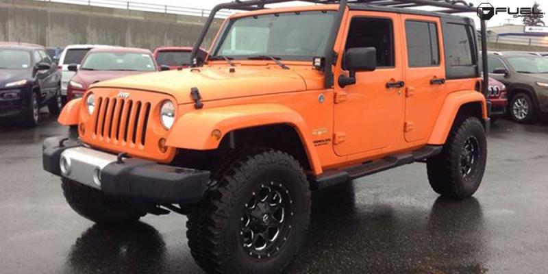  Jeep Wrangler with Fuel 1-Piece Wheels Boost - D534