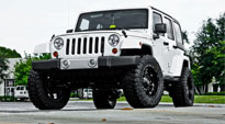 Jeep Wrangler with Fuel 1-Piece Wheels Hostage - D531 