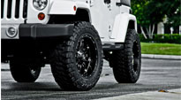Jeep Wrangler with Fuel 1-Piece Wheels Hostage - D531 