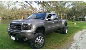 GMC Denali HD Dual Rear Wheel with American Force Dually With Adapters Series 05 Holes DRW