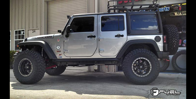  Jeep Rubicon with Fuel 1-Piece Wheels Trophy - D551