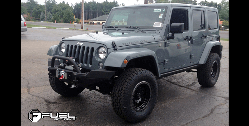  Jeep Rubicon with Fuel 1-Piece Wheels Anza - D557