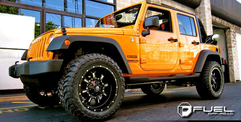 Jeep Wrangler Fuel 1-Piece Wheels Krank - D517