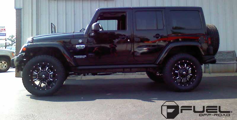  Jeep Wrangler with Fuel 1-Piece Wheels Krank - D516