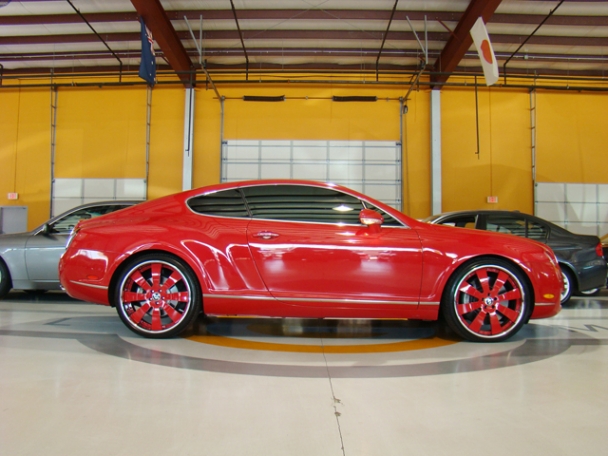 SEAT Leon 5F Lowrider with Red Bentley Wheels Resides in Mexico