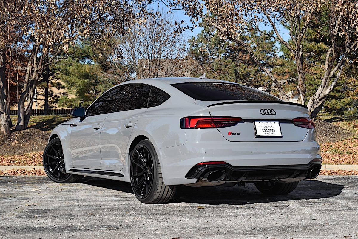 Audi Rs5 White Black Rims