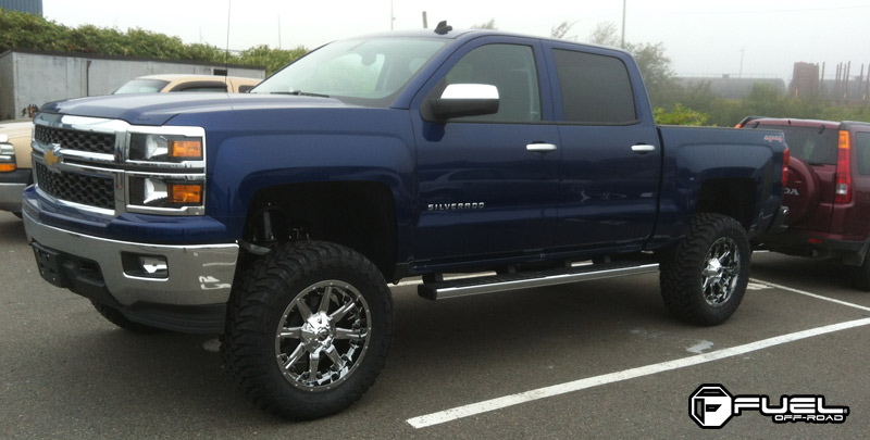  Chevrolet Silverado 1500 with Fuel 1-Piece Wheels Nutz - D540 