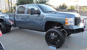 Chevrolet Silverado 3500 HD Dual Rear Wheel with American Force Dually With Adapters Series 11 Independence DRW