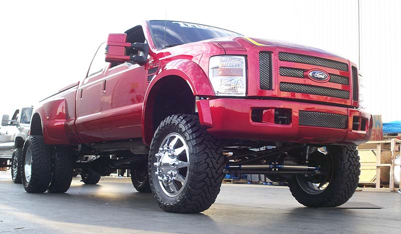 2008 Ford F-350 Super Duty Dual Rear Wheel with American Force Dually With Adapters Series 9 Liberty DRW