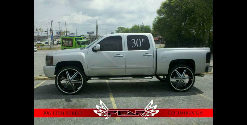  Chevrolet Silverado 1500 with DUB 1-Piece Big Homie Shooz - S145 