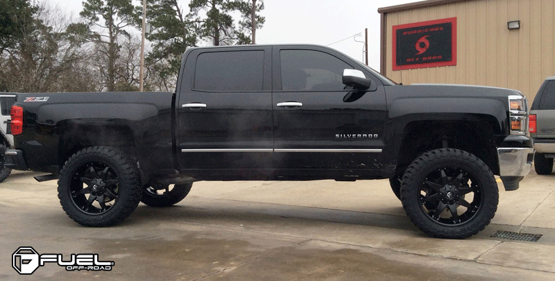  Chevrolet Silverado 1500 with Fuel 1-Piece Wheels Octane - D509